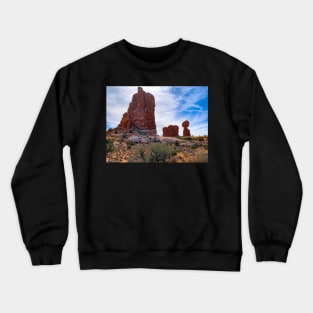 Rock formation in Arches National Park Crewneck Sweatshirt